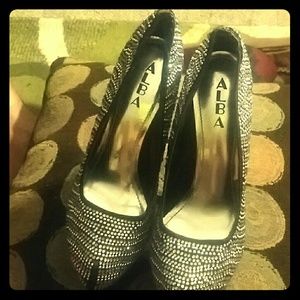 Silver and Gold heels